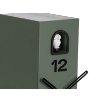 Stolové hodiny Book Owl Karlsson KA6163GR, 25cm